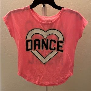 Justice Pink Dance Shirt